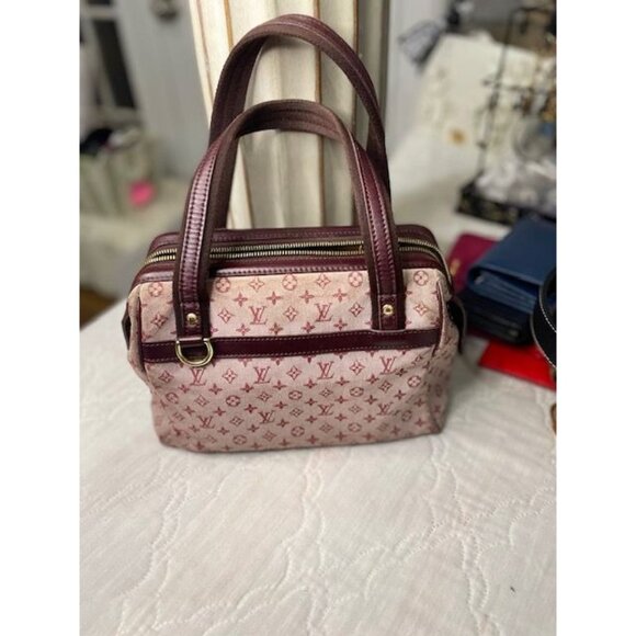 Preloved Louis Vuitton Monogram Mini Josephine PM Handbag – Red Canvas (COA) - Picture 2 of 5